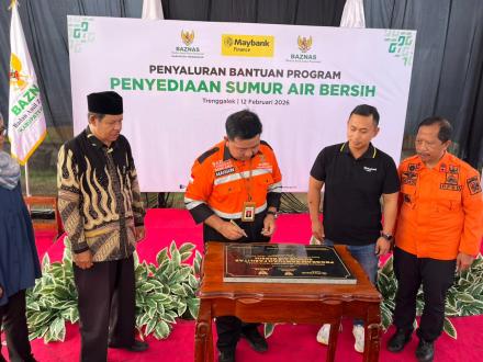 PENYALURAN BANTUAN SUMUR AIR BERSIH OLEH BAZNAS KAB. TRENGGALEK TAHUN 2026